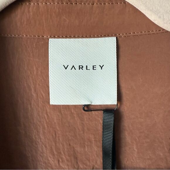 Varley Belle Boxy I Playsuit NWT Brown Size Large - Picture 5 of 5